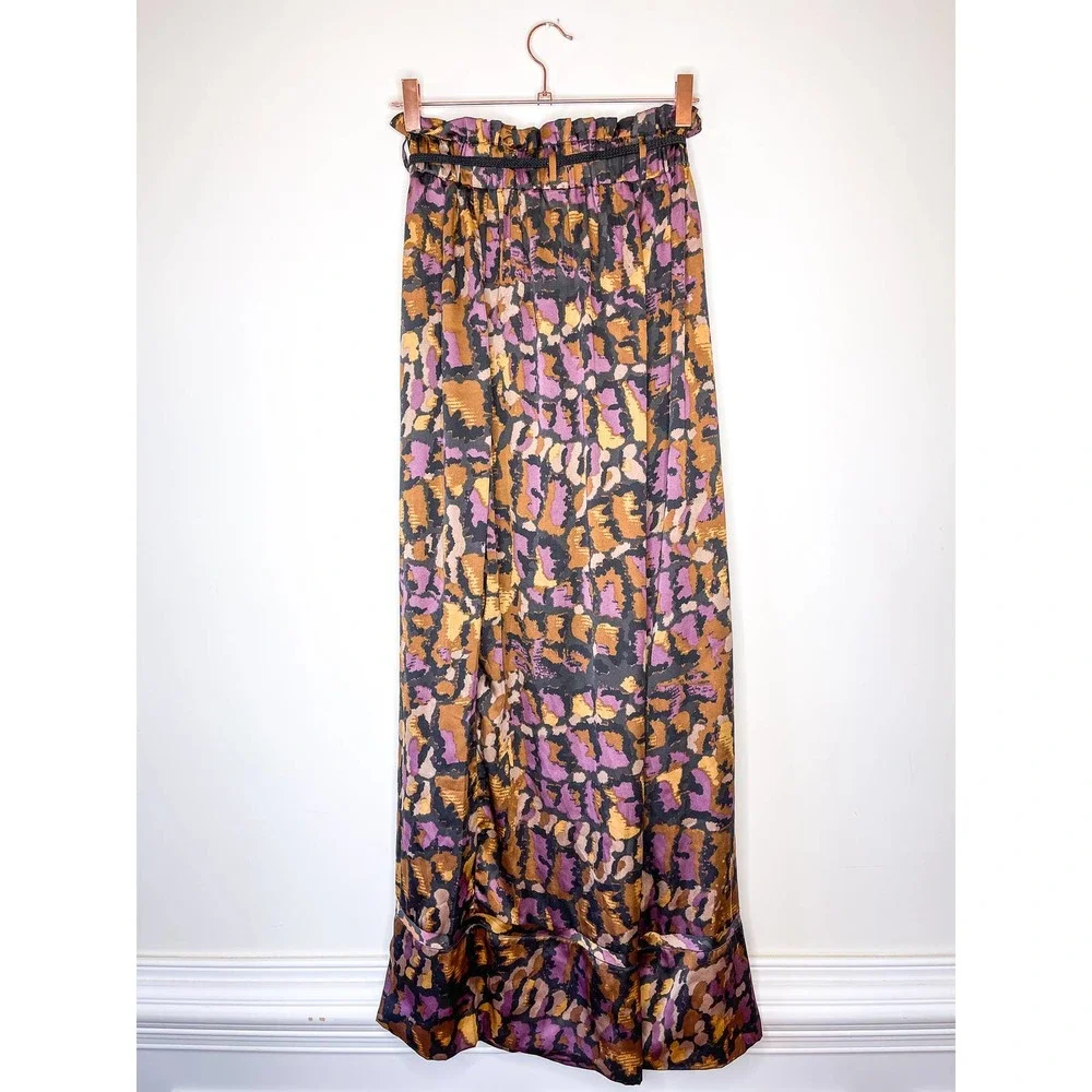 Free People Goddess Lounge Pants in Charcoal Combo Size XS - Picture 5 of 6